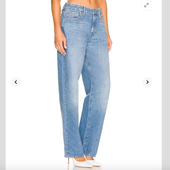 GOOD AMERICAN  Good 90s Looseblue - Indigo054 size 18 x 33 inch inseam - Picture 2 of 8